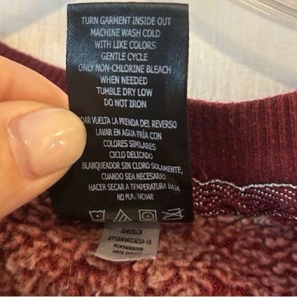 Disney Women's Mickey Mouse Plush Crewneck Sweatshirt Size S Multicolor - Picture 9 of 11